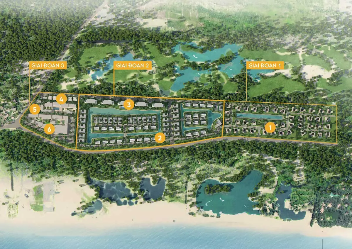 Coastar Estates Hồ Tràm 7 Mặt bằng Dự án Coastar Estates Hồ Tràm