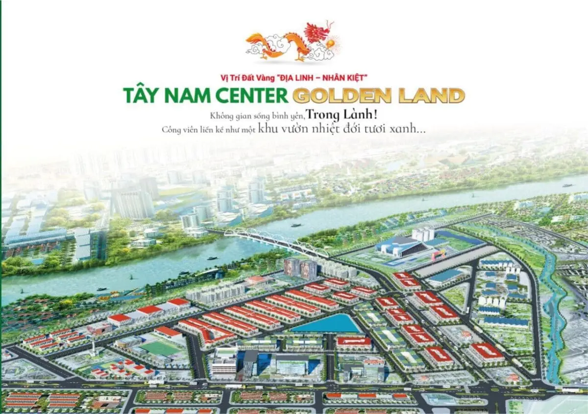 Tây Nam Center Golden Land Long An 4 du an tay nam center golden land