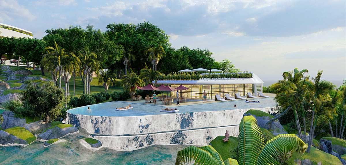 Khu Skybar Dự án Sunshine Marina Mũi Né