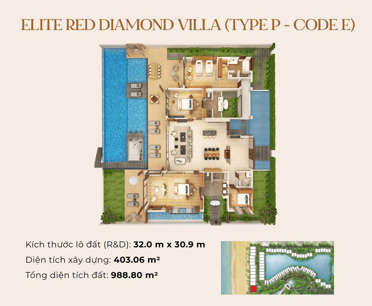 Biet thu Elite Diamond Villa Felicity Phu Quoc - Felicity Phú Quốc