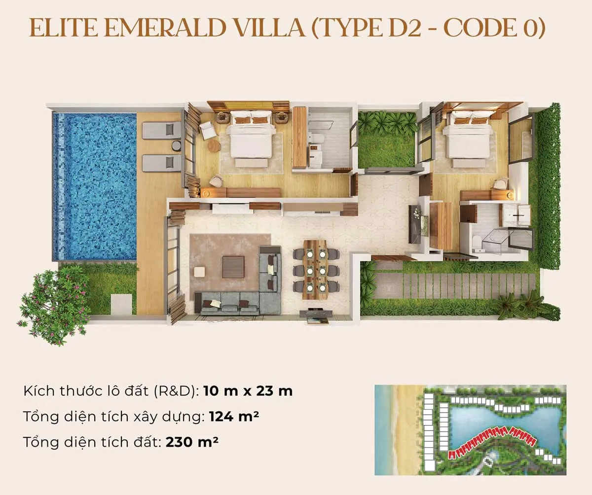 Felicity Phú Quốc Biet thu Elite Emerald Villa Type 2 Felicity Phu Quoc - Felicity Phú Quốc