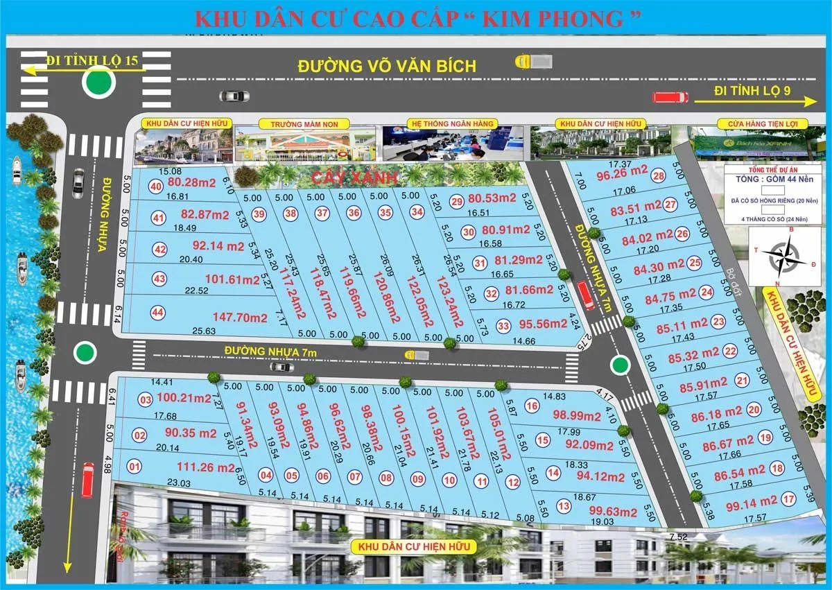 KHU DÂN CƯ TVC TRẦN VĂN CHẨM CỦ CHI 18 Khu dân cư Kim Phong mặt tiền Bình Mỹ, Củ Chi