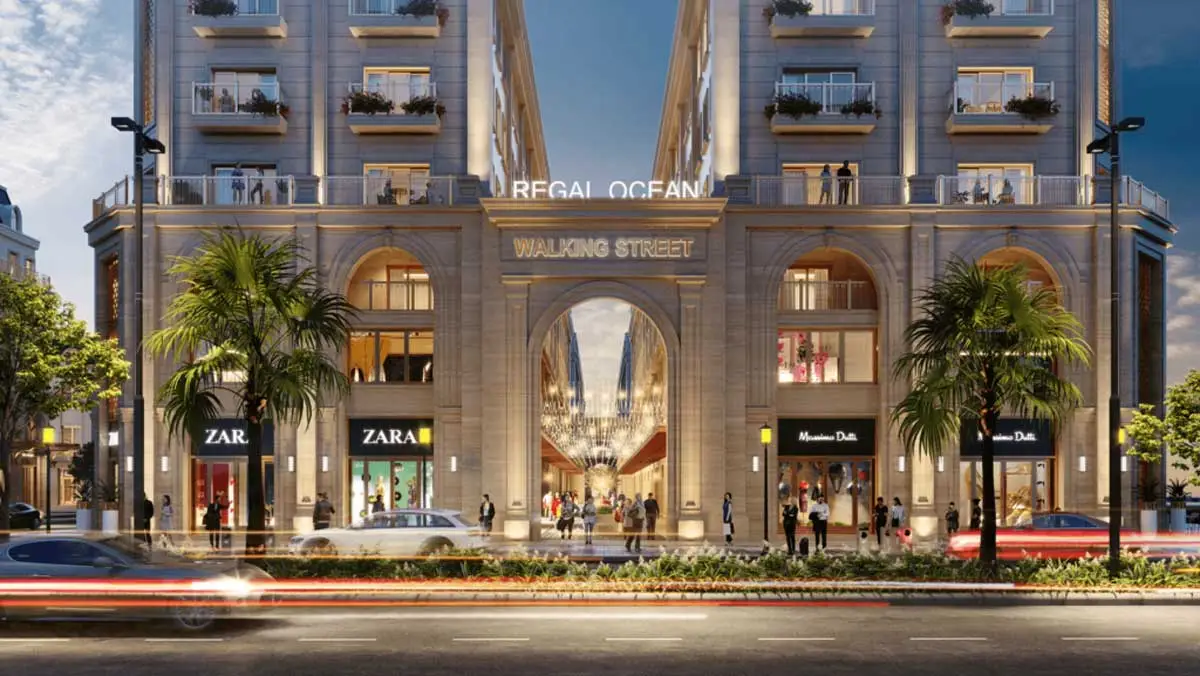 Regal Legend 5 Tiện ích Phố đi bộ Dự án Regal Legend Quảng Bình