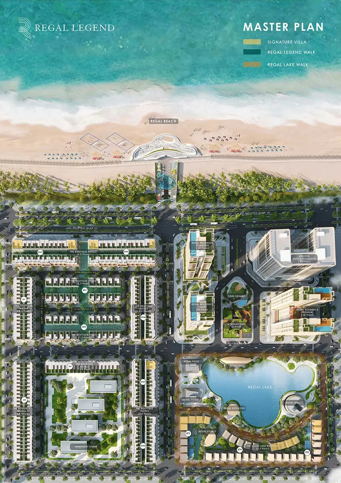 Regal Legend 9 Mặt bằng tổng thể Regal Legend Quảng Bình