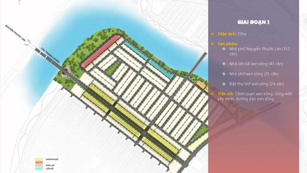 Sunneva Island 9 Mặt bằng giai đoạn 1 Dự án Sunneva Island Đà Nẵng
