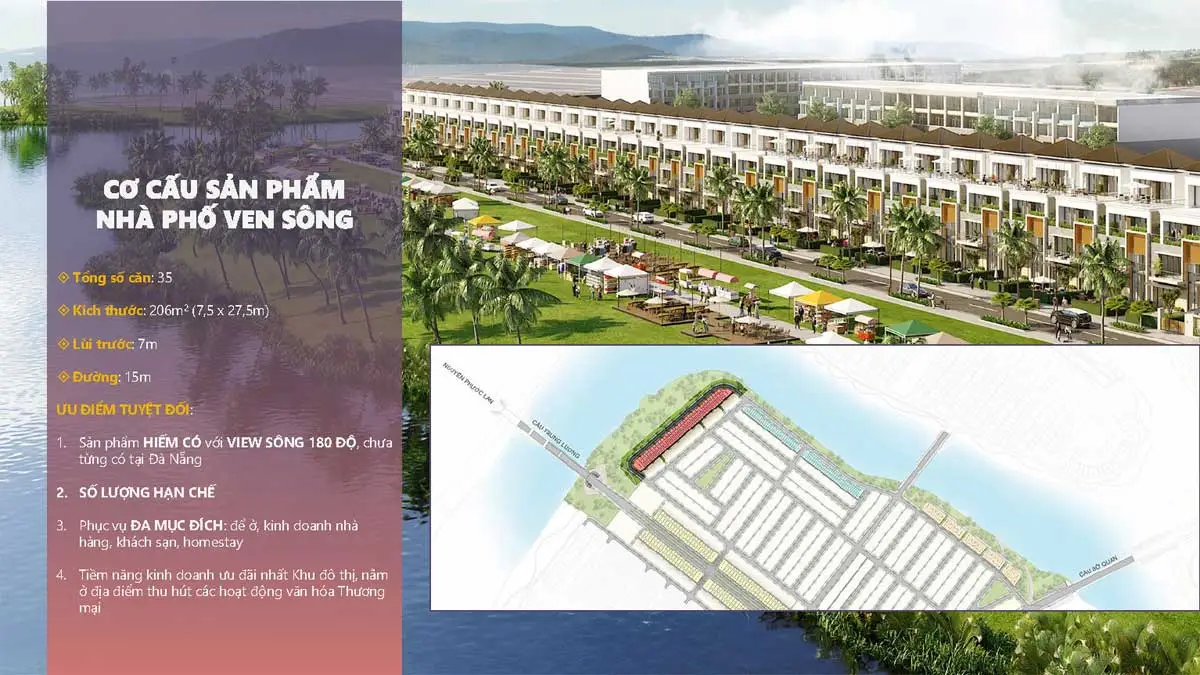 Sunneva Island 13 Nhà phố ven sông Sunneva Island Đà Nẵng