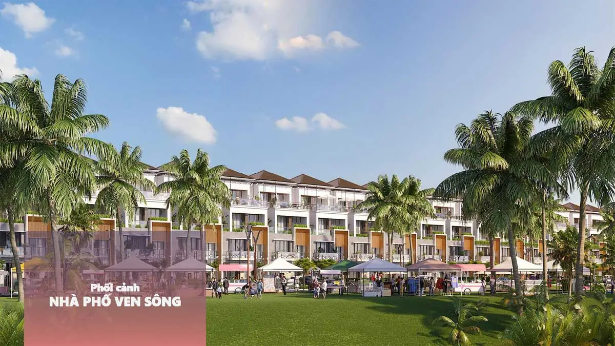 Sunneva Island 14 Phoi canh Nha pho ven song Du an Sunneva Island Da Nang - Sunneva Island