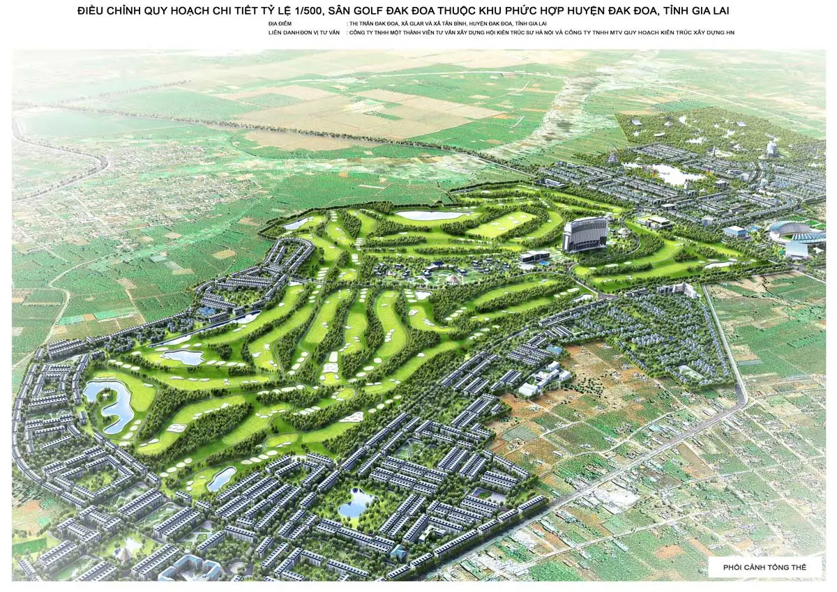 FLC Gia Lai 3 Quy hoạch chi tiết Dự án sân Golf Đak Đoa của Tập đoàn FLC