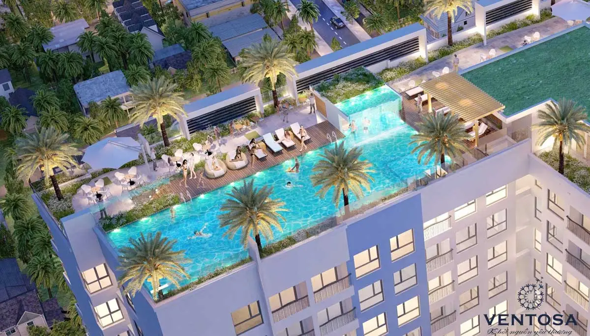 VENTOSA LUXURY QUẬN 5 5 Hồ bơi Skyview Ventosa Luxury Tân Thành