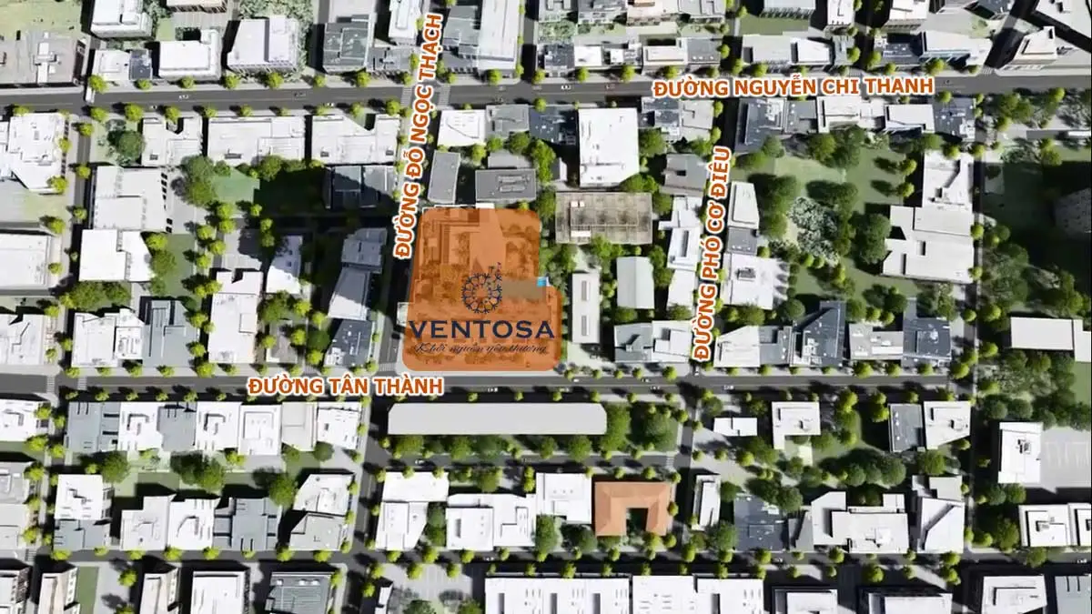 VENTOSA LUXURY QUẬN 5 4 Vị trí Khu đất Dự án Căn hộ Ventosa Luxury Tân Thành Quận 5