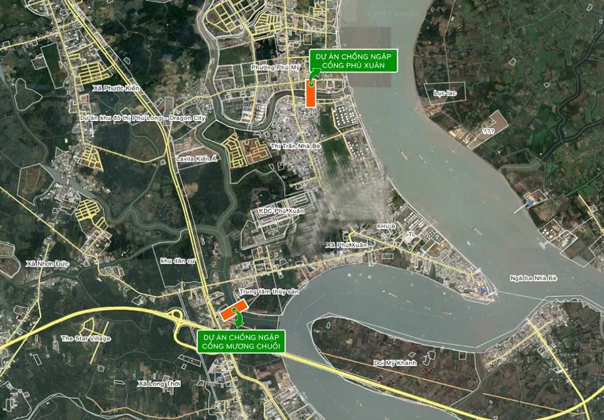 SOUTH RIVERSIDE NHÀ BÈ 9 cong-trinh-chong-ngap-nuoc-huyen-nha-be