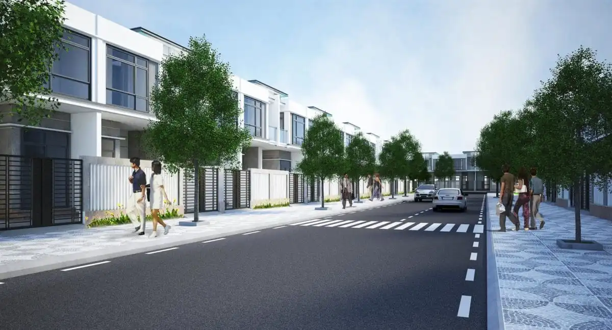 SOUTH RIVERSIDE NHÀ BÈ 16 phoi canh nha pho du an south riverside