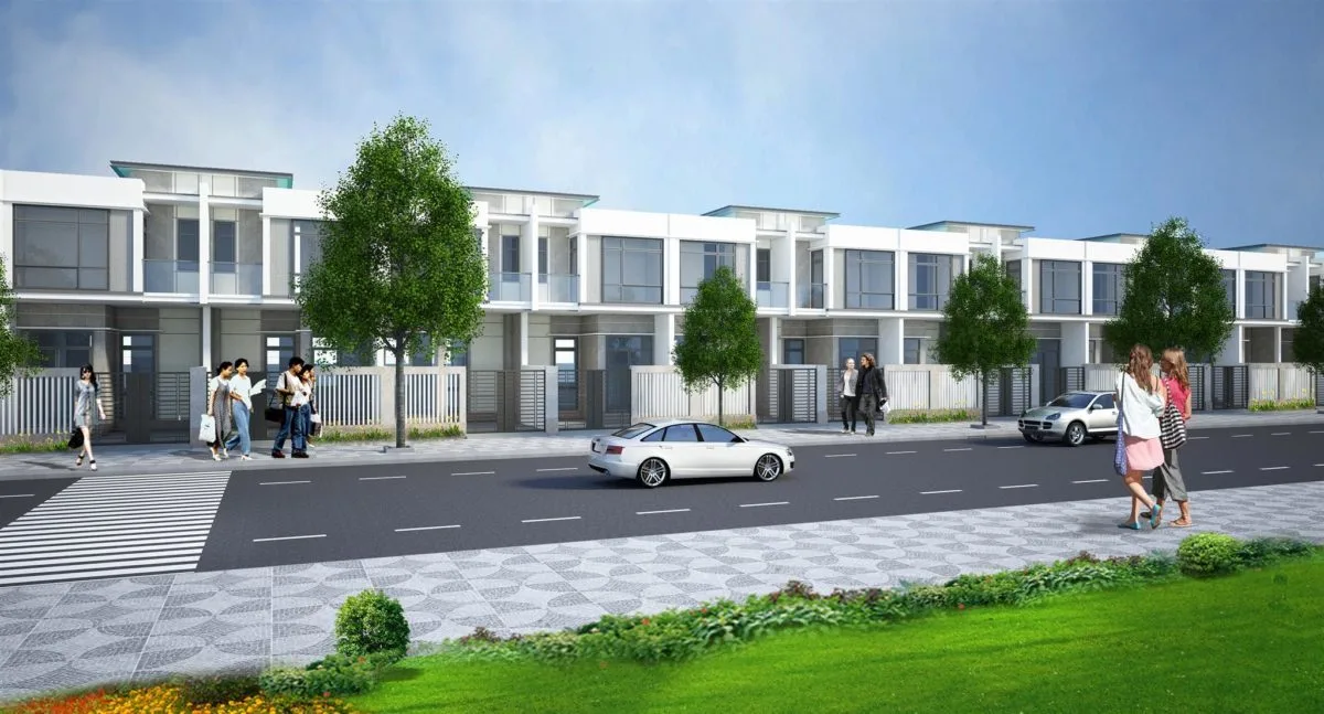 SOUTH RIVERSIDE NHÀ BÈ 14 phoi canh nha pho du an south riverside 2