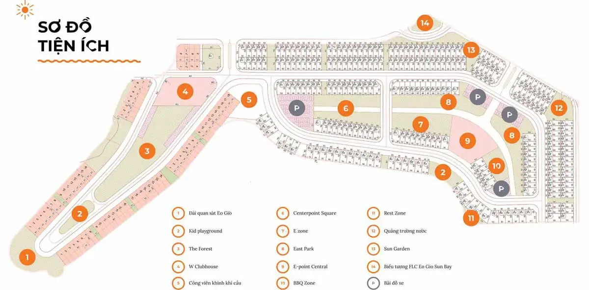 FLC Eo Gió Sun Bay 4 Hệ thống tiện ích nội khu Dự án FLC Eo Gió Sun Bay
