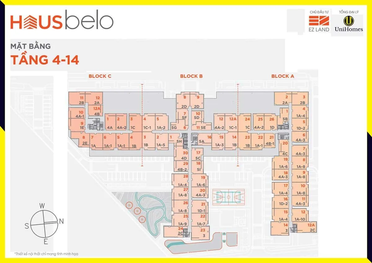 HAUSBELO QUẬN 9 11 mat-bang-tang-du-an-hausbelo