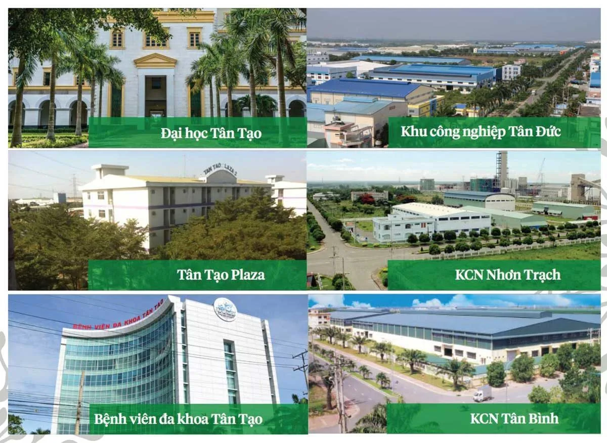 EVERDE CITY LONG AN 4 Các dự án đã triển khai của Công ty CP Đầu tư Công nghiệp Tân Tạo