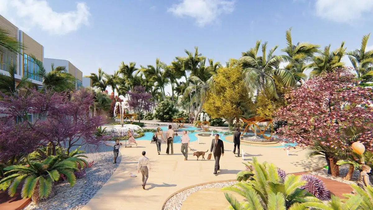 OCEAN GATE BÌNH CHÂU 7 Công viên nội khu tại Dự án Khu đô thị Ocean Gate Bình Châu