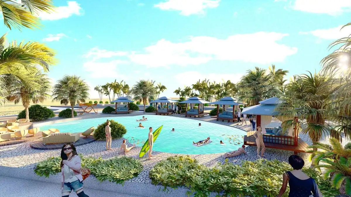 OCEAN GATE BÌNH CHÂU 6 Hồ bơi khu công viên trong Dự án Khu đô thị Ocean Gate Bình Châu