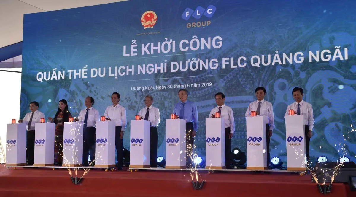 FLC QUẢNG NGÃI BEACH & GOLF 3 Lễ khởi côngxây quần thể du lịch tại Quảng Ngãi với tổng đầu tư 11.000 tỉ đồng