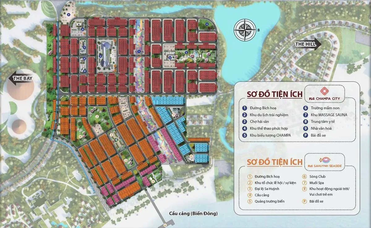 FLC QUẢNG NGÃI BEACH & GOLF 9 Mặt bằng phân khu The Bay Dự án FLC Quảng Ngãi Beach & Golf Resort