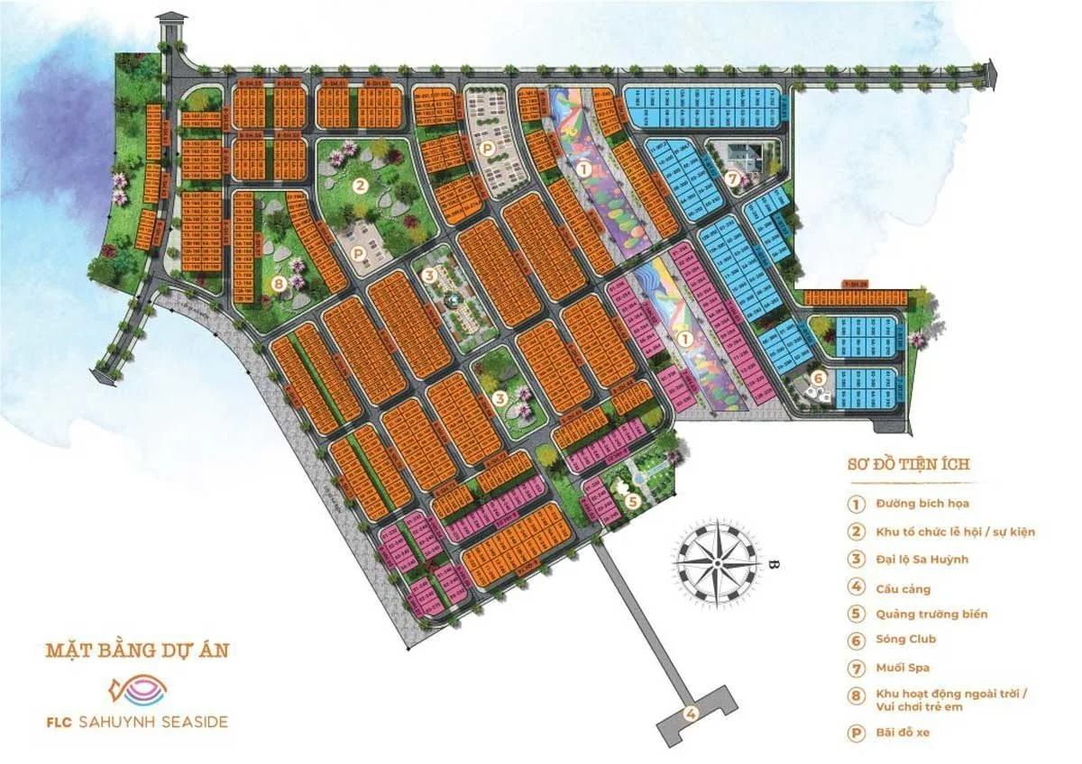 FLC QUẢNG NGÃI BEACH & GOLF 10 Mặt bằng FLC SaHuynh City | FLC Quảng Ngãi Beach & Golf Resort