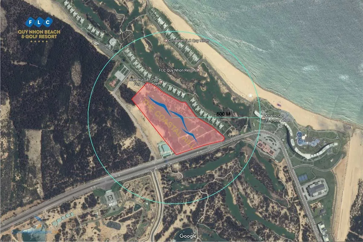 FLC THE CANAVA QUY NHƠN 3 Vị trí Dự án Shophouse FLC The Canava