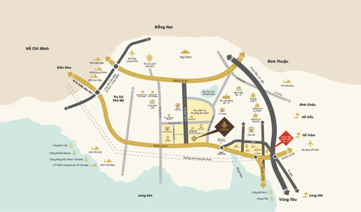 FELIX CITY BÀ RỊA 3 vi tri du an felix city ba ria