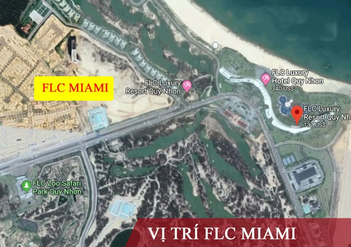 FLC MIAMI DISTRICT QUY NHƠN 3 Vị trí Dự án FLC Miami District Quy Nhơn
