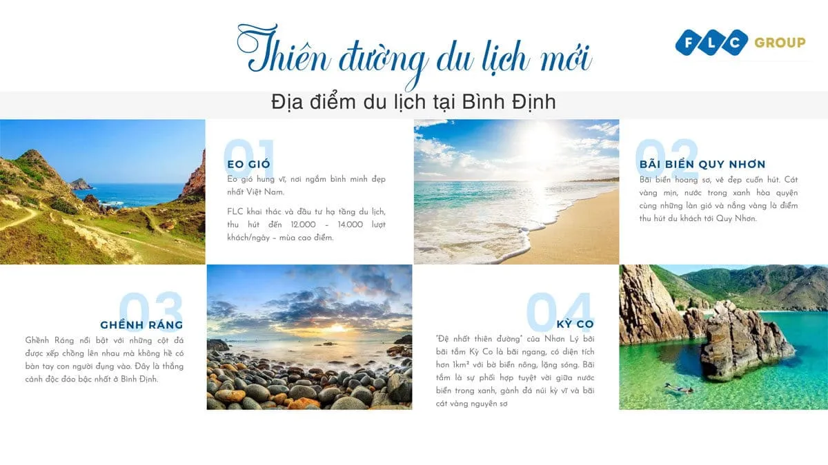 FLC MIAMI DISTRICT QUY NHƠN 5 Các địa điểm thiên đường du lịch tại Quy Nhơn