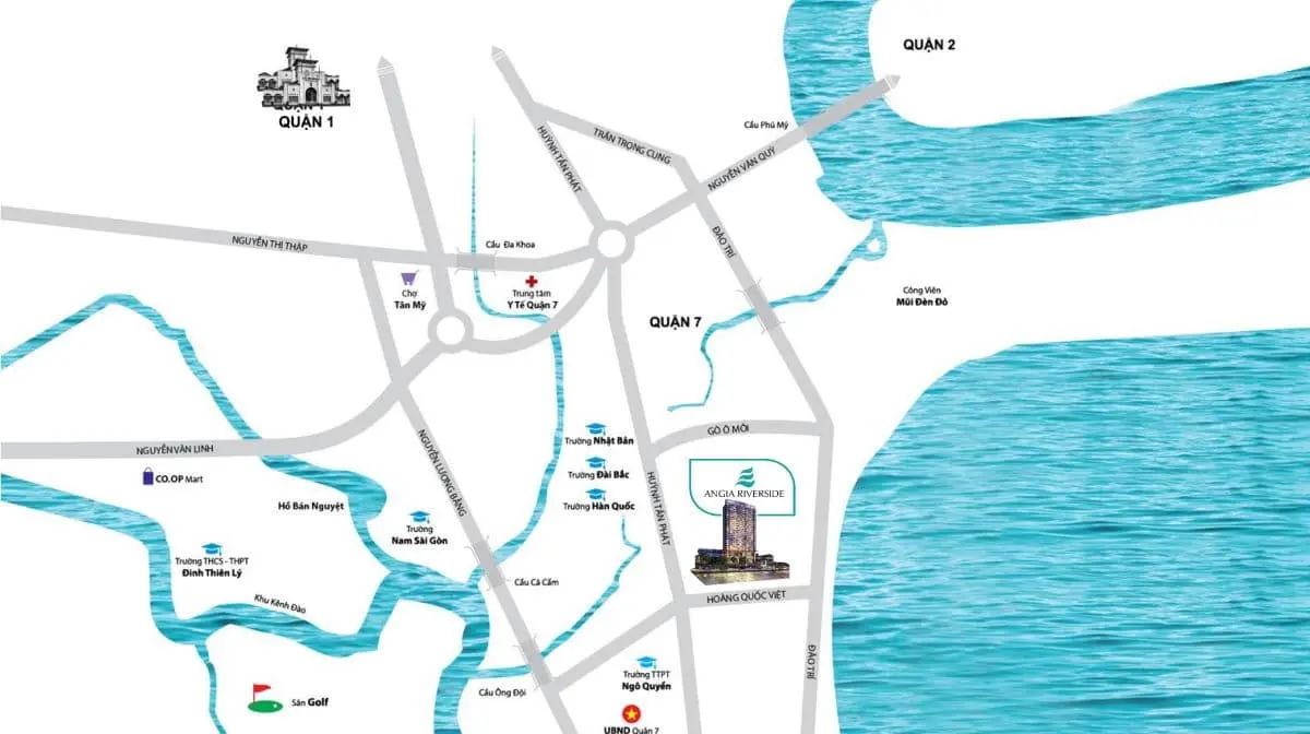 AN GIA RIVERSIDE QUẬN 7 3 vi tri can ho an gia riverside quan 7 - DỰ ÁN CĂN HỘ AN GIA RIVERSIDE QUẬN 7