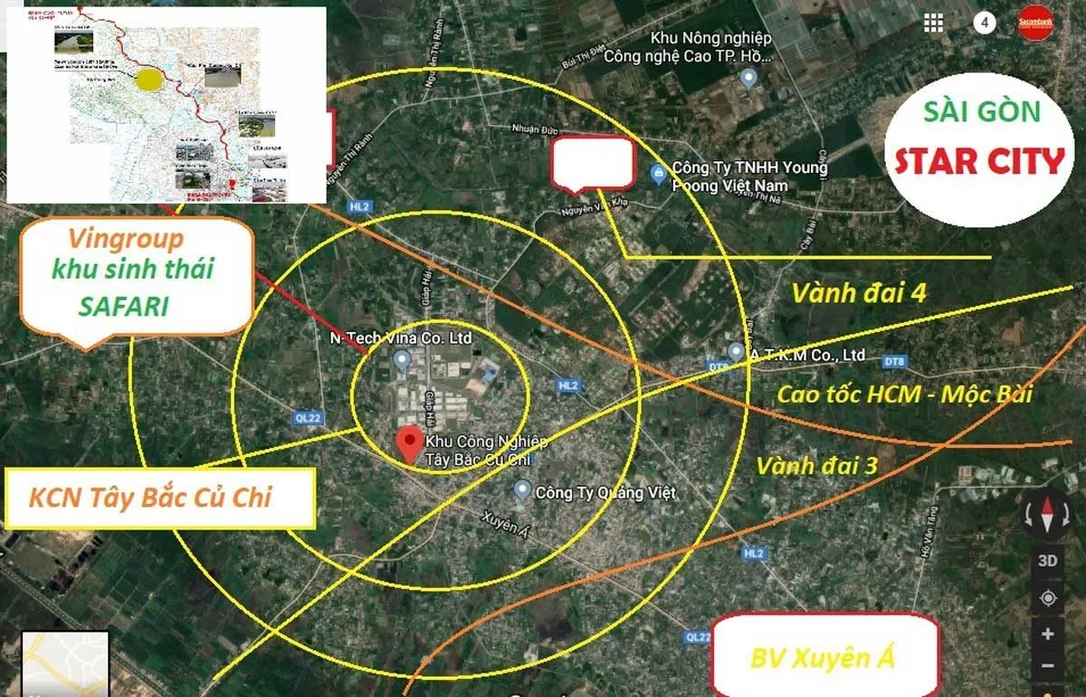 SÀI GÒN STAR CITY 2 Vị trí Dự án Sài Gòn Star City 1 & Sài Gòn Star City 2