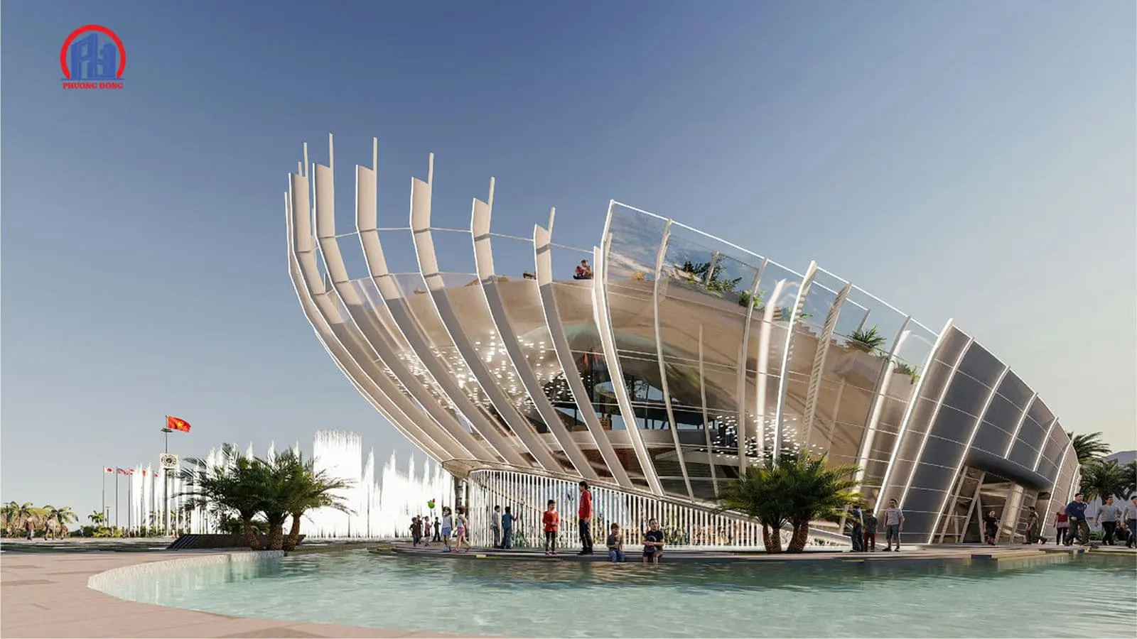 Khu đô thị Phương Đông Vân Đồn 6 Tiện ích Quảng trường Dự án Khu đô thị Phương Đông Vân Đồn Quảng Ninh