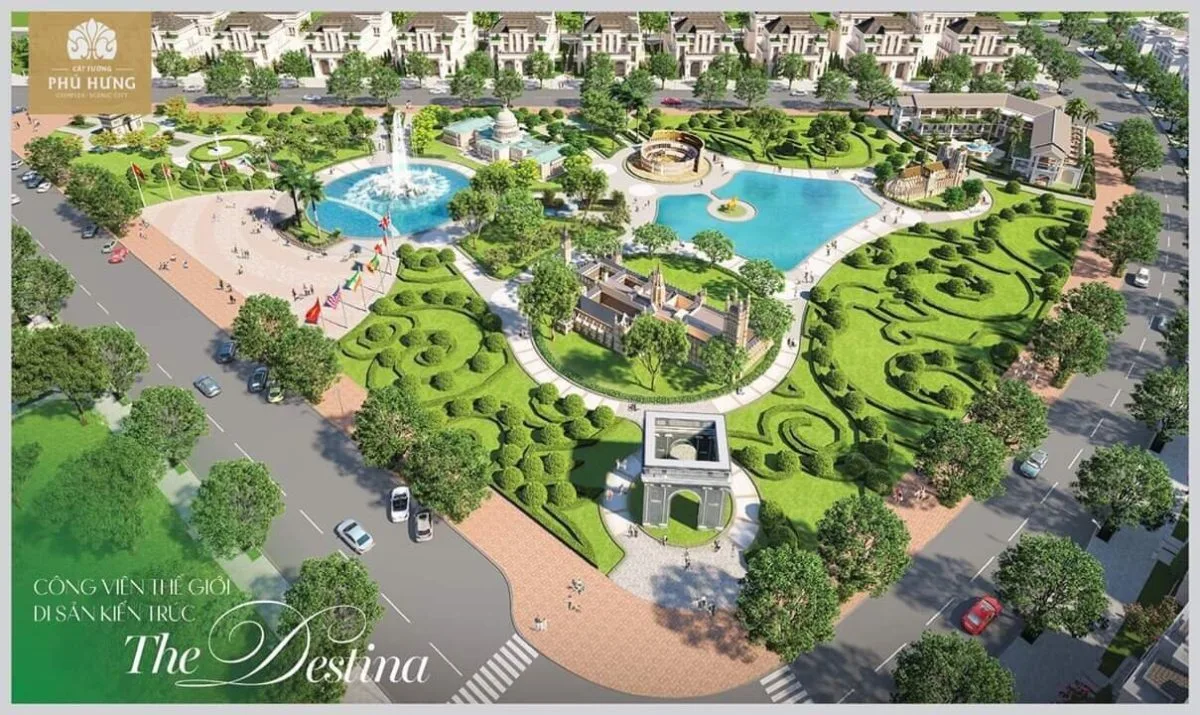 CÁT TƯỜNG PHÚ HƯNG 6 khu cong vien the destina tai du an cat tuong phu hung
