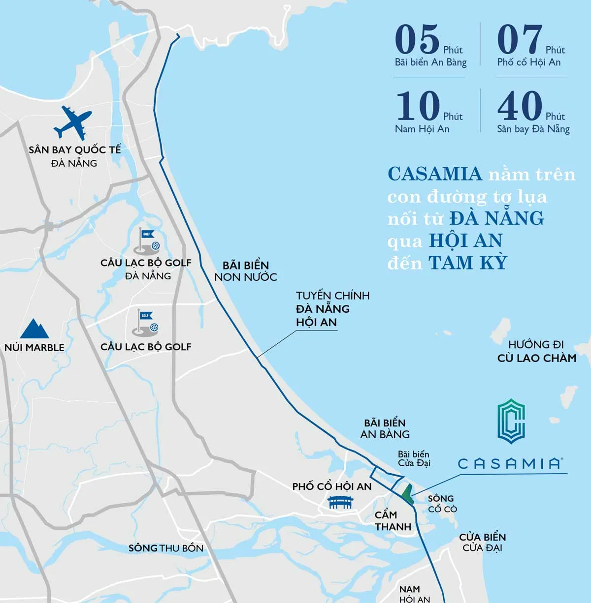 Casamia Hội An 3 Vị trí Dự án Casamia Hội An