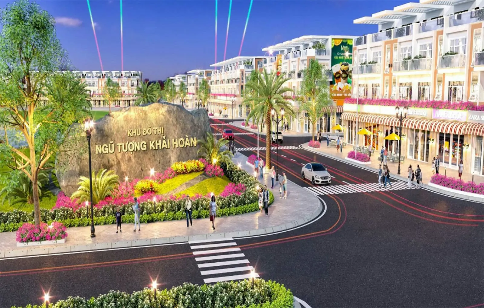 KHU ĐÔ THỊ NGŨ TƯỢNG KHẢI HOÀN 4 Cổng Khu Đô Thị Ngũ Tượng Khải Hoàn