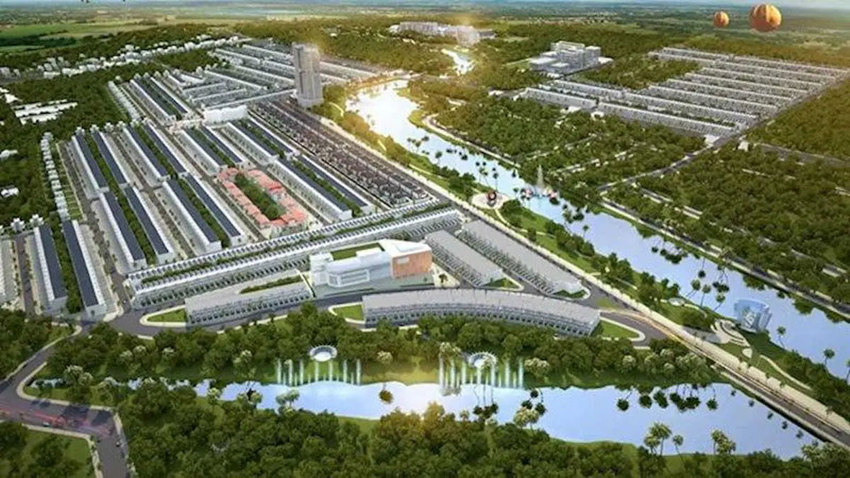 KHU ĐÔ THỊ NGŨ TƯỢNG KHẢI HOÀN 3 Phối cảnh Dự án khu đô thị Ngũ Tượng Khải Hoàn Bình Dương