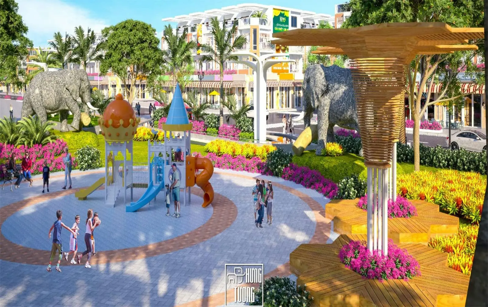 KHU ĐÔ THỊ NGŨ TƯỢNG KHẢI HOÀN 16 Phố thương mại Hùng Tượng