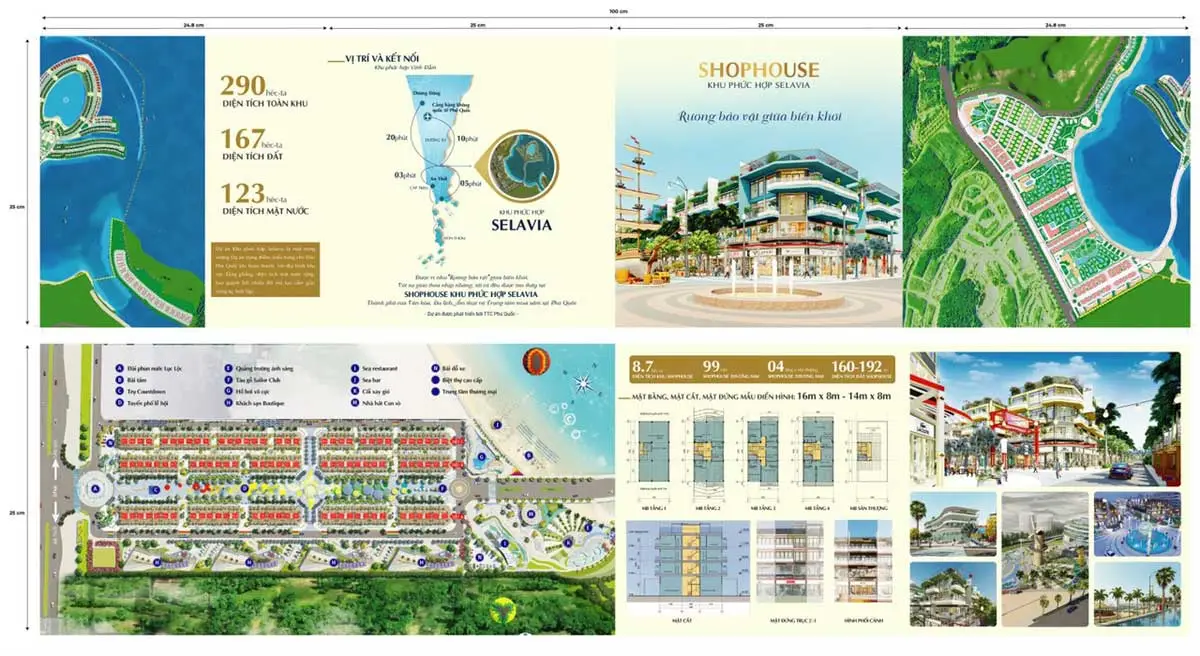 Mặt bằng Shophouse Selavia Bay Phú Quốc Mặt bằng Shophouse Selavia Bay Phú Quốc