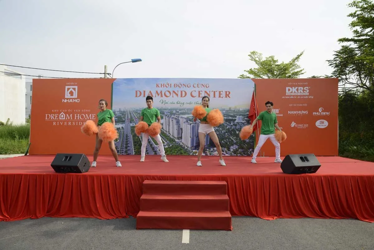 CĂN HỘ THÁP DIAMOND CENTER BLOCK ĐẸP NHẤT DỰ ÁN DREAMHOME RIVERSIDE le ra quan block diamond center - CĂN HỘ THÁP DIAMOND CENTER BLOCK ĐẸP NHẤT DỰ ÁN DREAMHOME RIVERSIDE