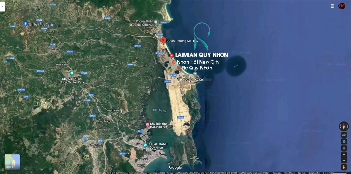 LAIMIAN QUY NHƠN 4 Bản đồ Vị trí Dự án Khu đô thị Laimian Quy Nhơn