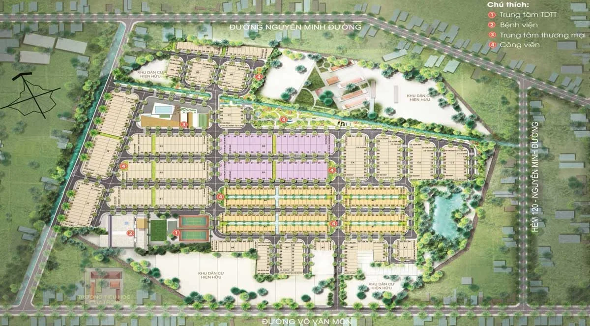D'VILLA CENTA TÂN AN 6 Mặt bằng Dự án D-Villa Centa Long An