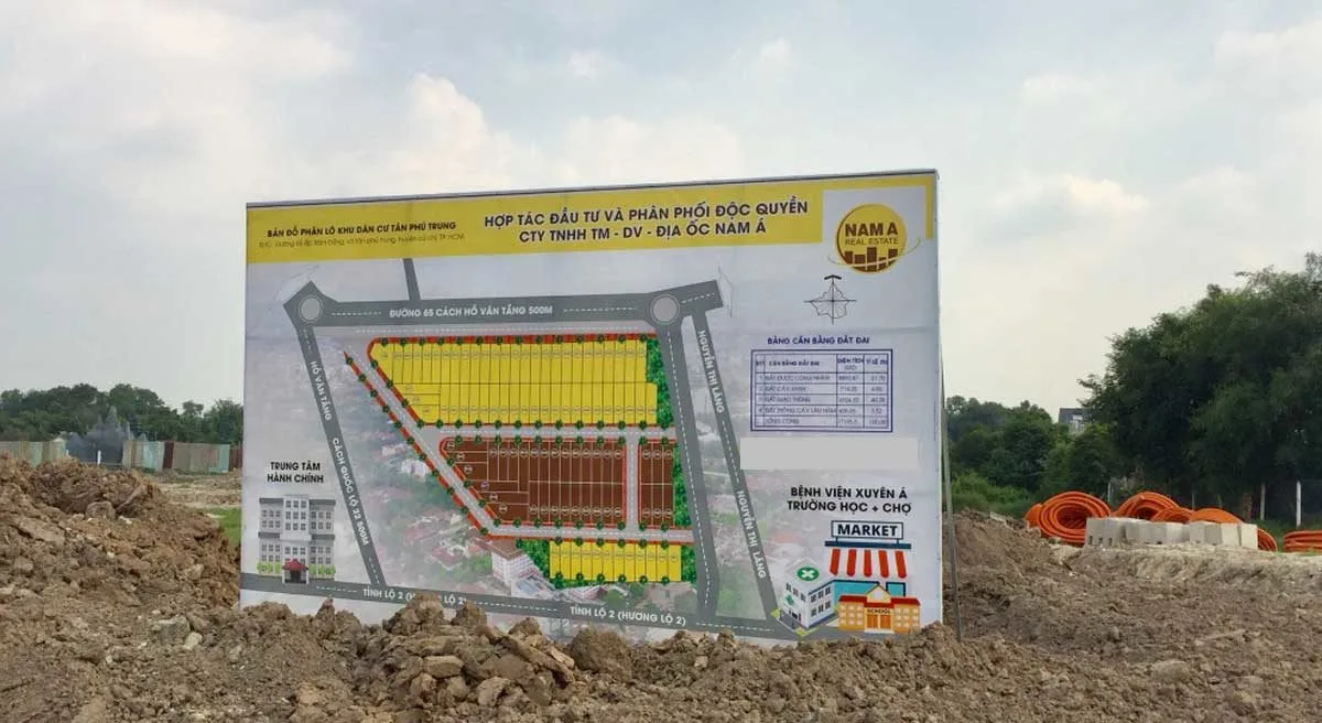 KHU DÂN CƯ TÂN PHÚ TRUNG 5 Hình ảnh thực tế Dự án Khu dân cư Tân Phú Trung Củ Chi