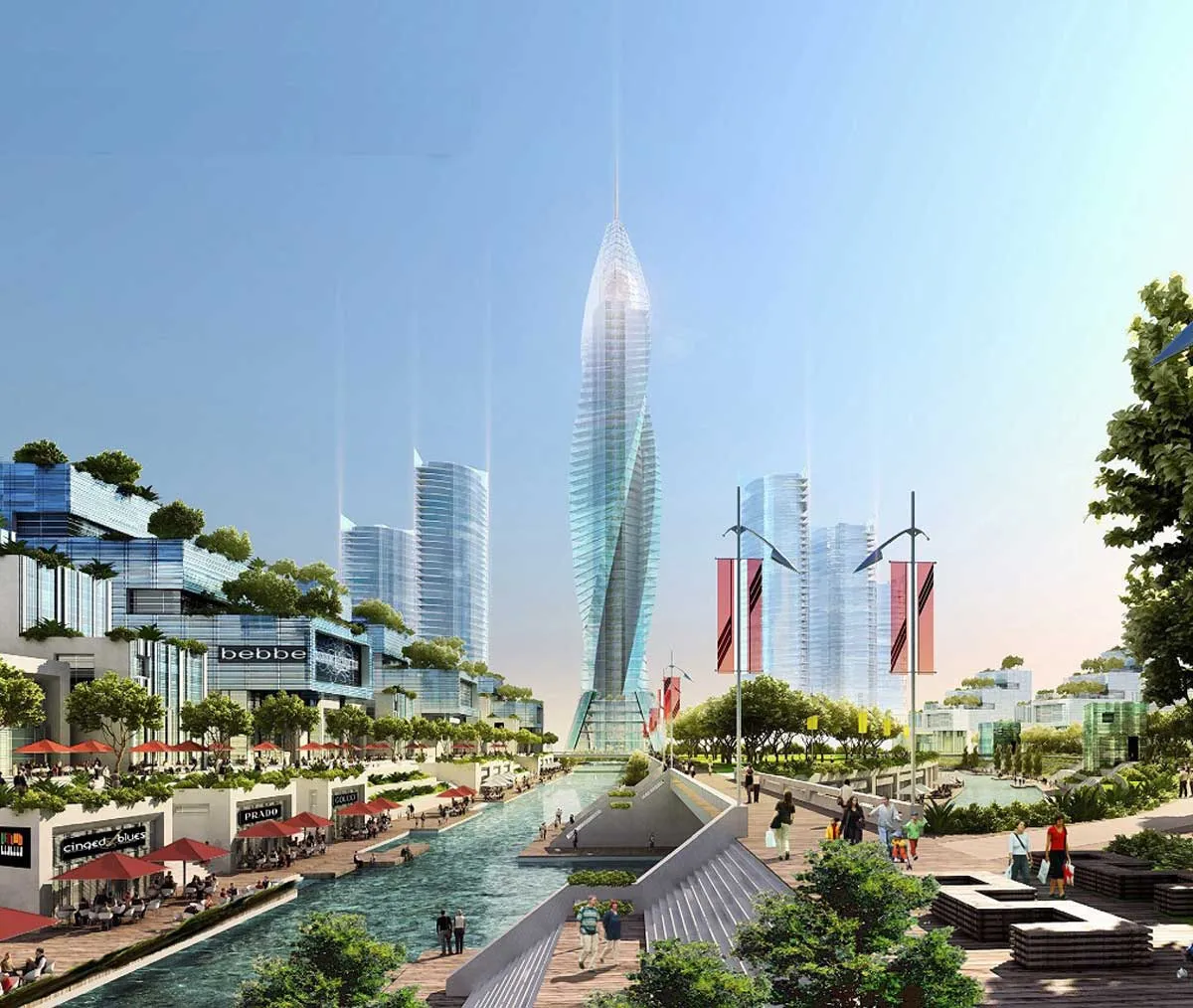 VINHOMES HÓC MÔN 8 Tòa tháp trung tâm Khu đô thị Đại học Quốc tế Việt Nam - Vinhomes Hóc Môn