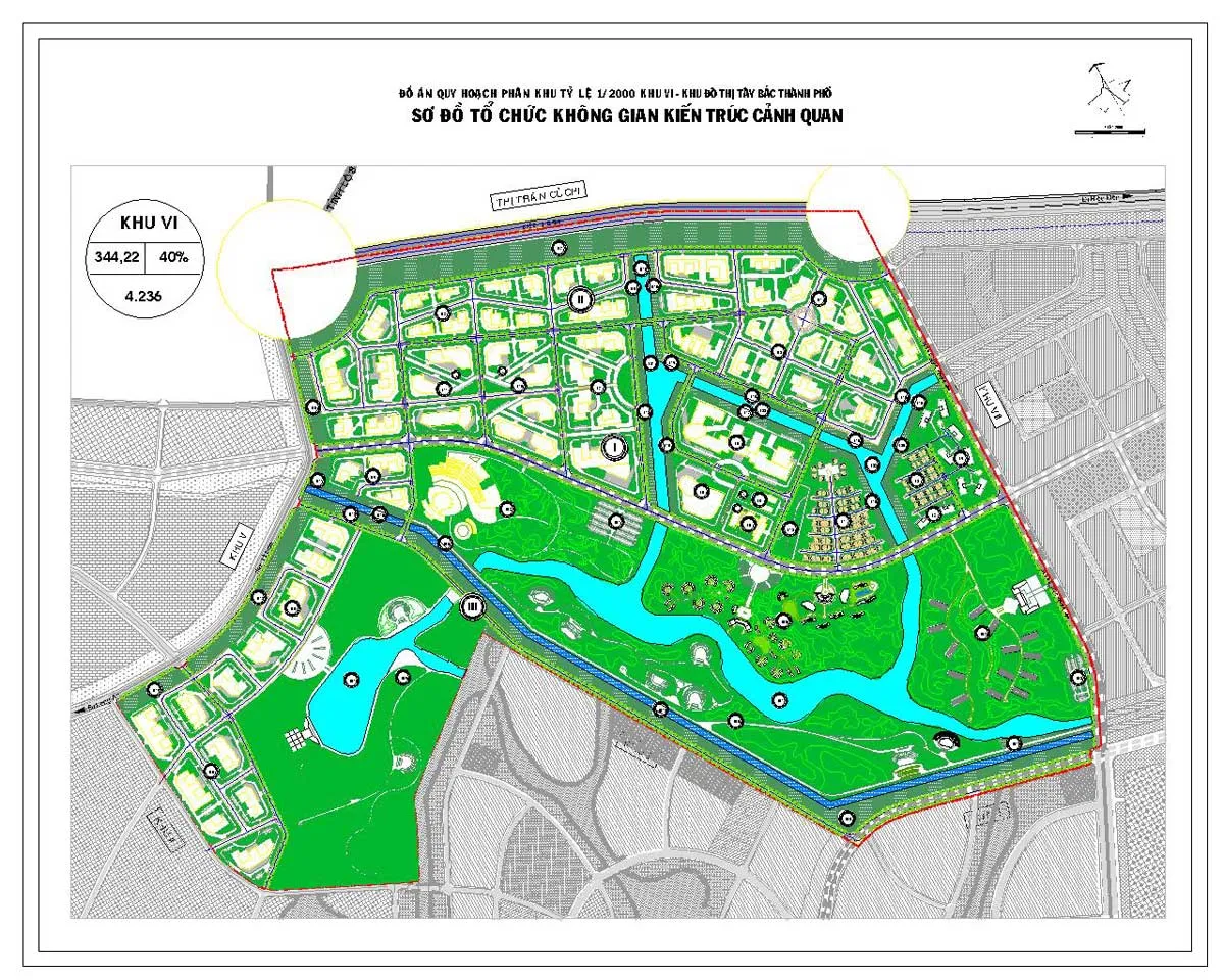VINHOMES HÓC MÔN 17 Phân khu chức năng số VI Dự án Khu đô thị Vinhomes Hóc Môn