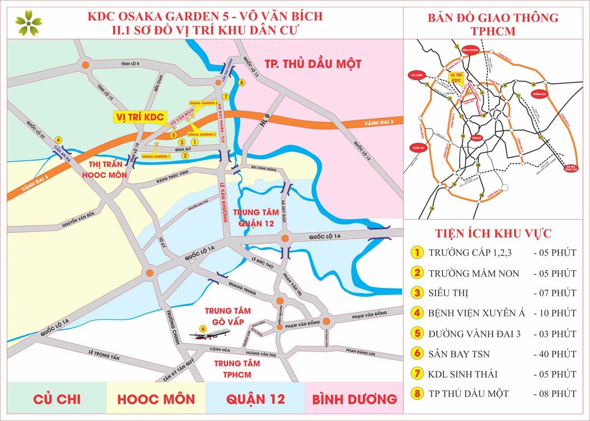 Vị trí Dự án Osaka Garden 5