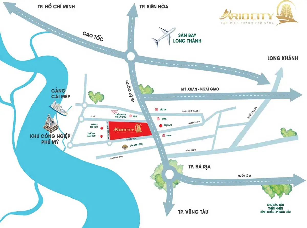 Ario City 4 Vị trí Dự án Ario City Bà Rịa Vũng Tàu