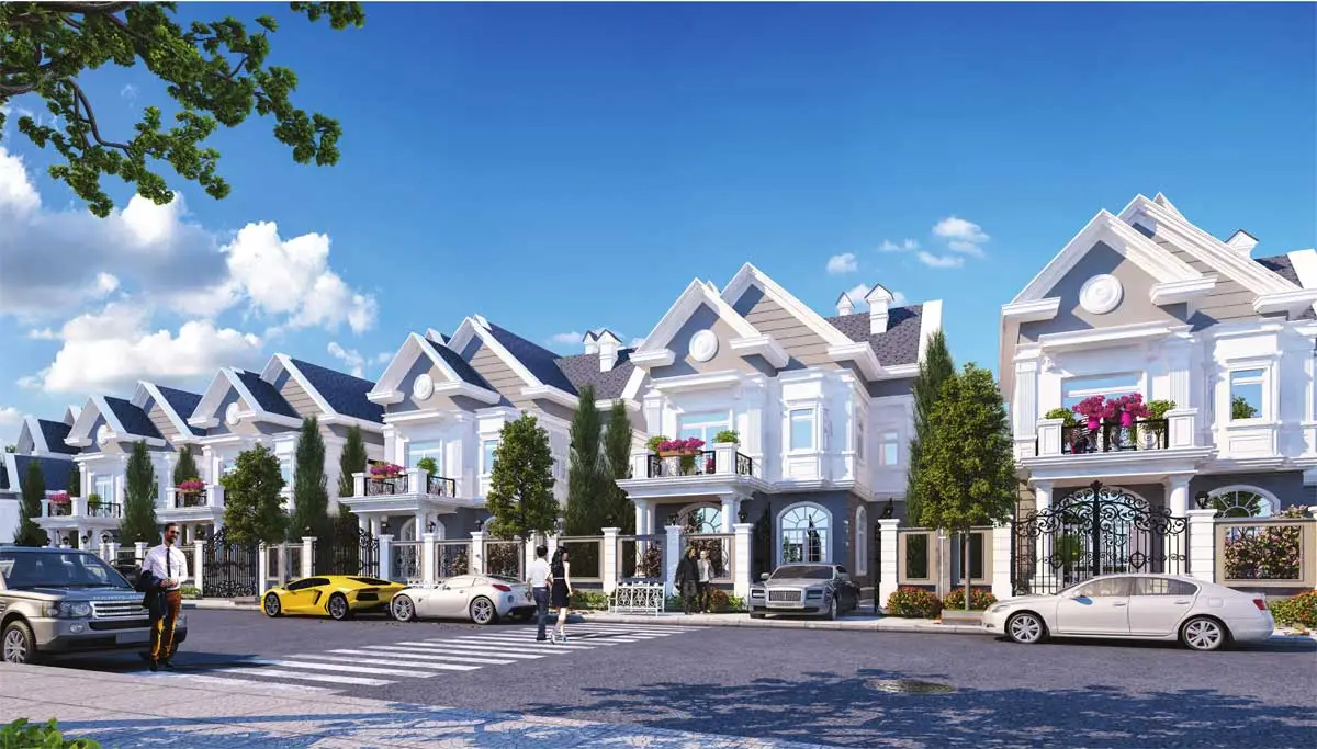 HAPPY HOME CÀ MAU 11 Phối cảnh Khu Biệt thự Garden Villa - Dự án Happy Home Cà Mau