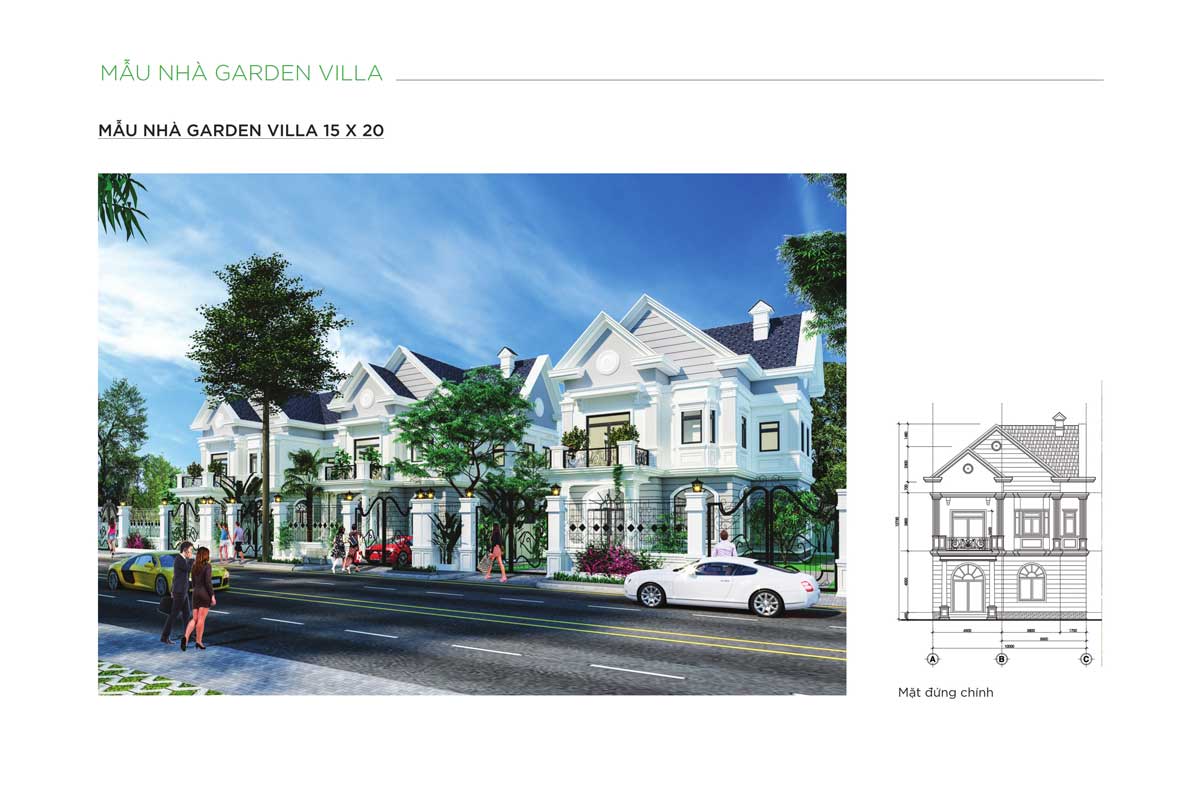 GARDEN VILLA DIỆN TÍCH 15m x 20m