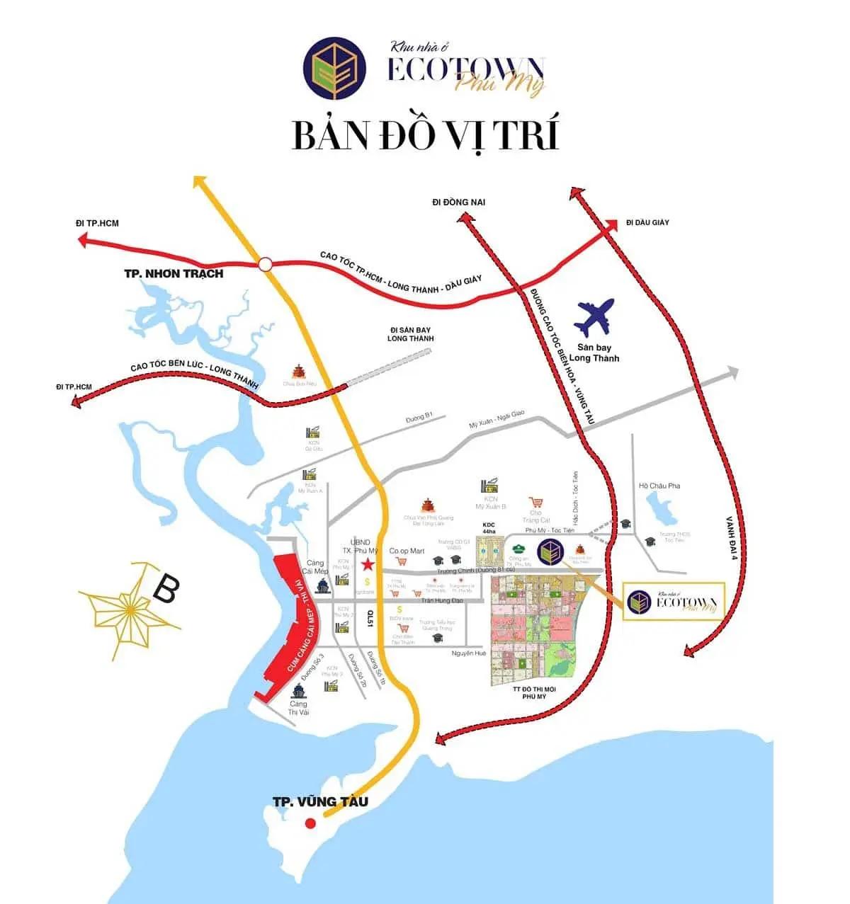 ECO TOWN PHÚ MỸ 2 Vị trí Dự án Eco Town Phú Mỹ