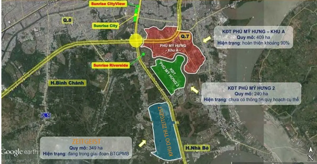 ZEITGEIST NHÀ BÈ 6 Vị trí Dự án Đại đô thị Zeitgeist Nhà Bè